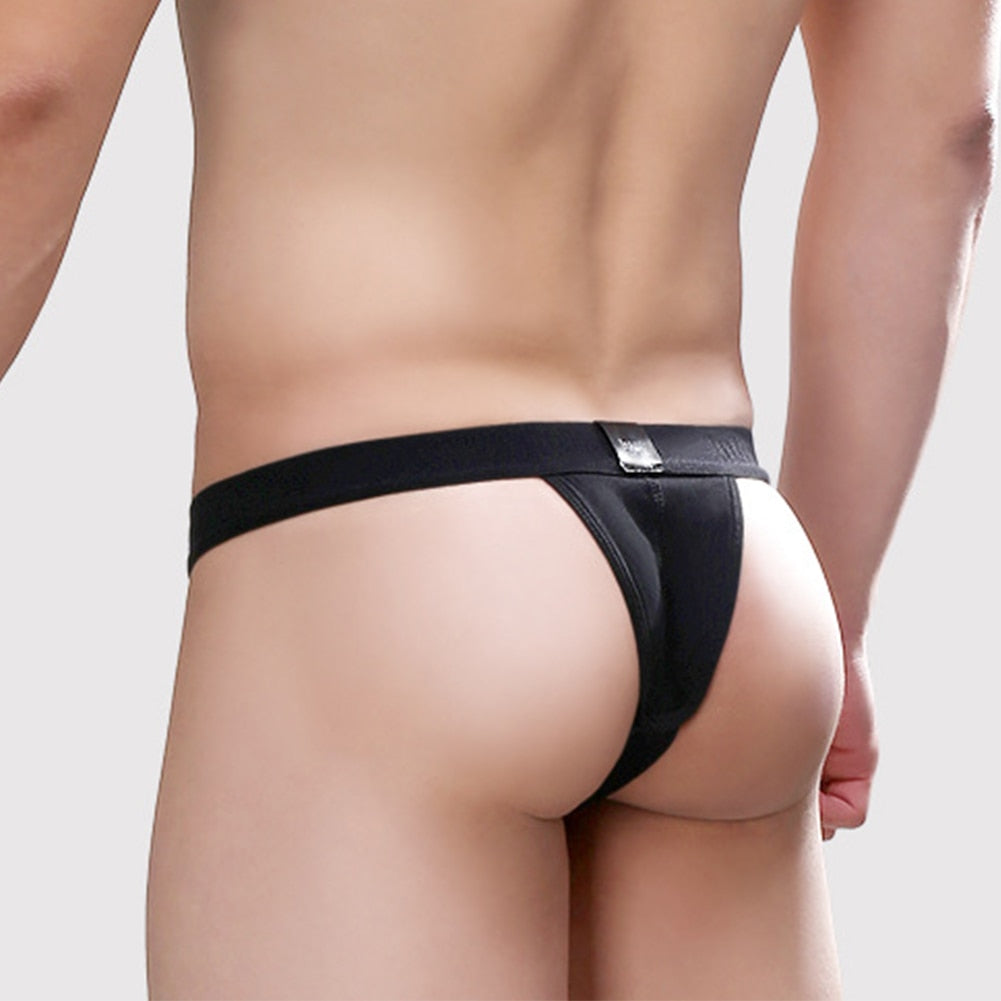 Sexy Male Open Crotch Thin Briefs Underwear