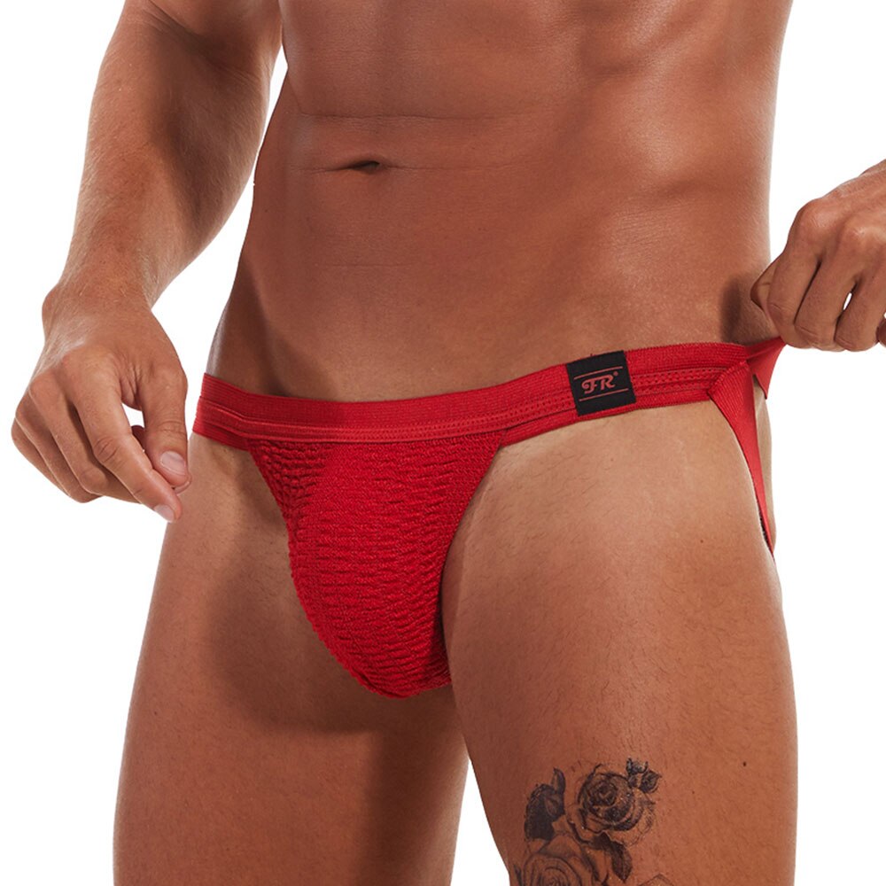 Men Comfortable Jockstrap Athletic Supporters Underwear