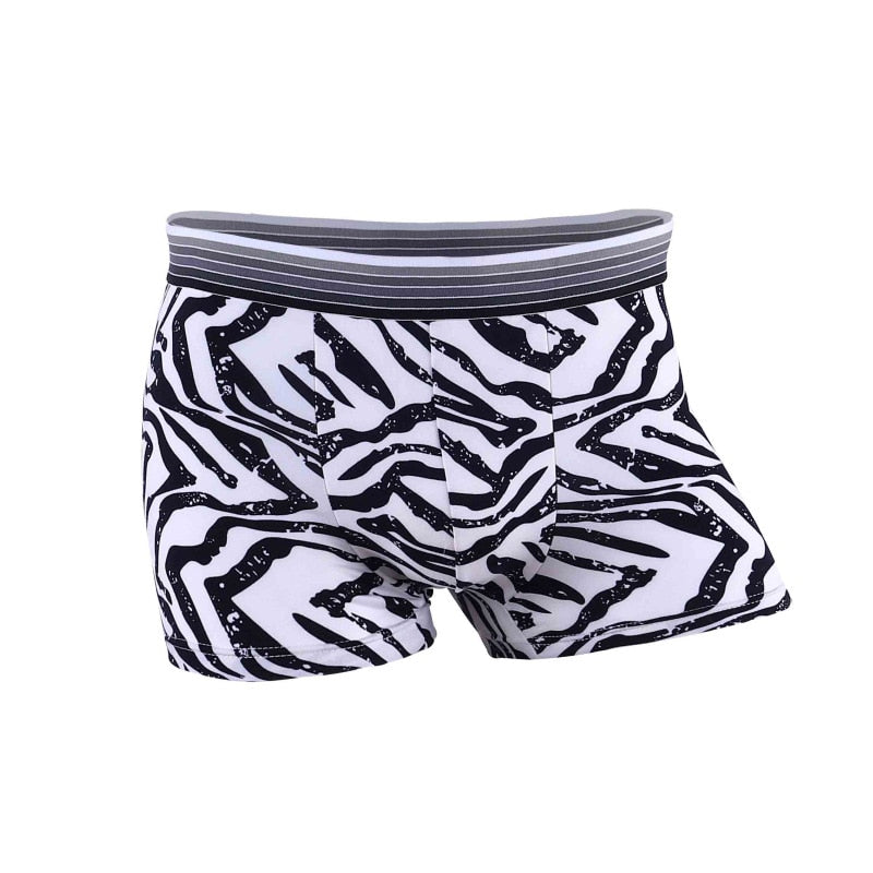 Men Cartoon Boxer Briefs Underwear