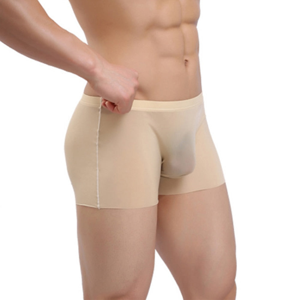 Men's Boxer Briefs Soft Seamless Underwear