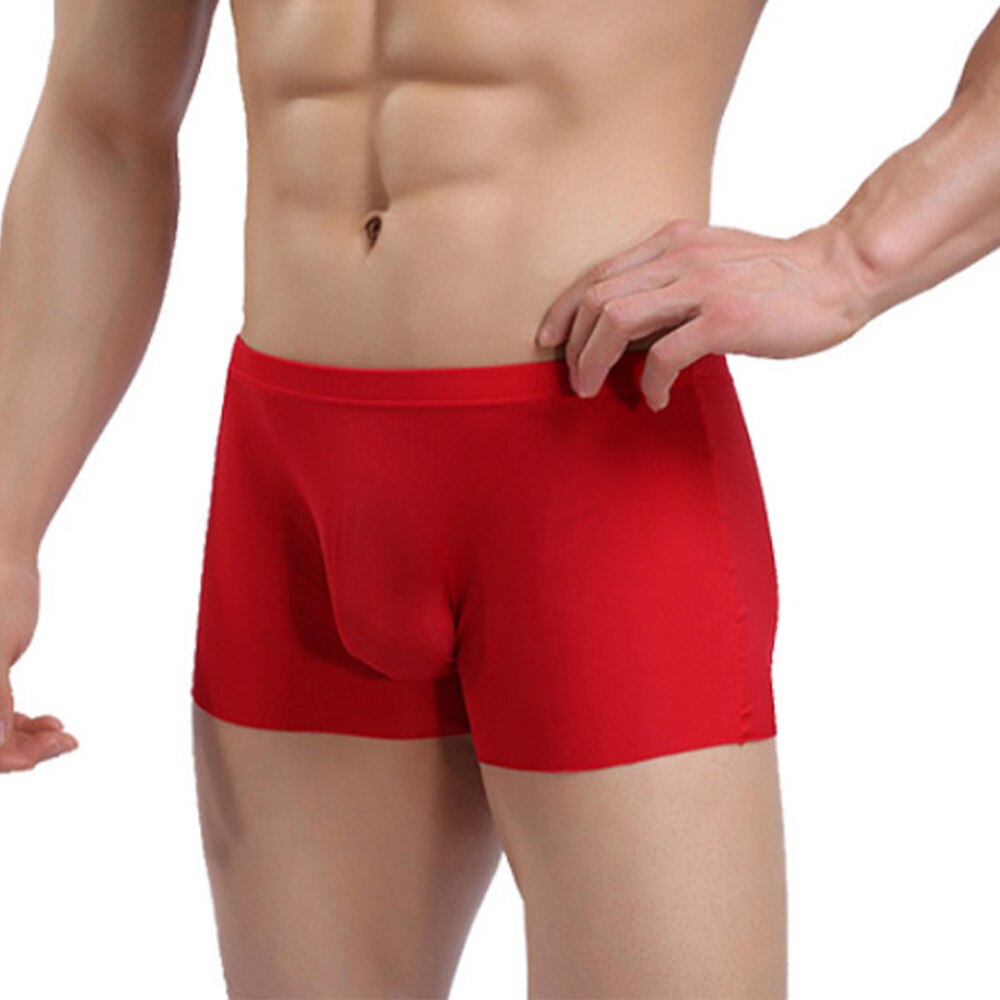 Men's Boxer Briefs Soft Seamless Underwear